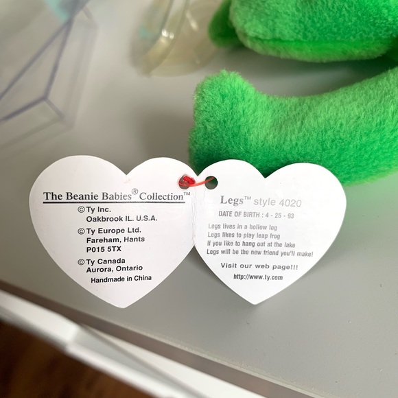 Ty Beanie Babies “Legs” the frog - Picture 5 of 5